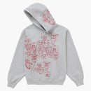Supreme Pitbulls Embroidered Hooded Sweatshirt Heather Gray