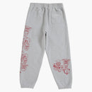 Supreme Pitbulls Embroidered Sweatpant Heather Gray