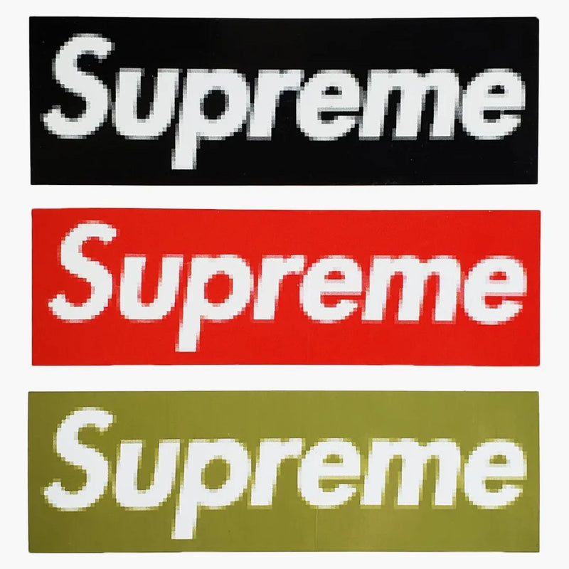 Supreme Pixelated Box Logo Sticker Set