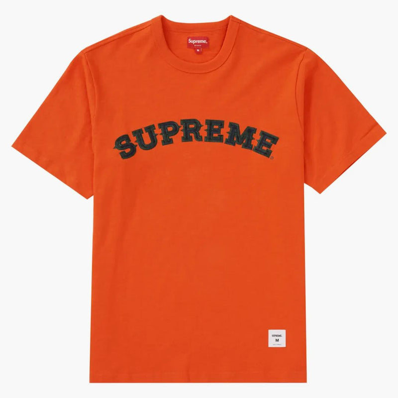 Supreme Plaid Applique S/S Top Orange
