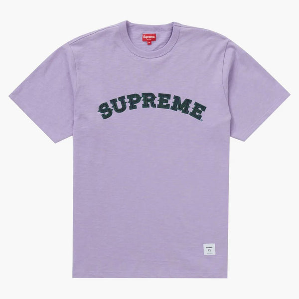 Supreme Plaid Applique S/S Top Violet