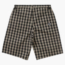 Supreme Plaid Baggy Short Black