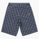 Supreme Plaid Baggy Short Navy