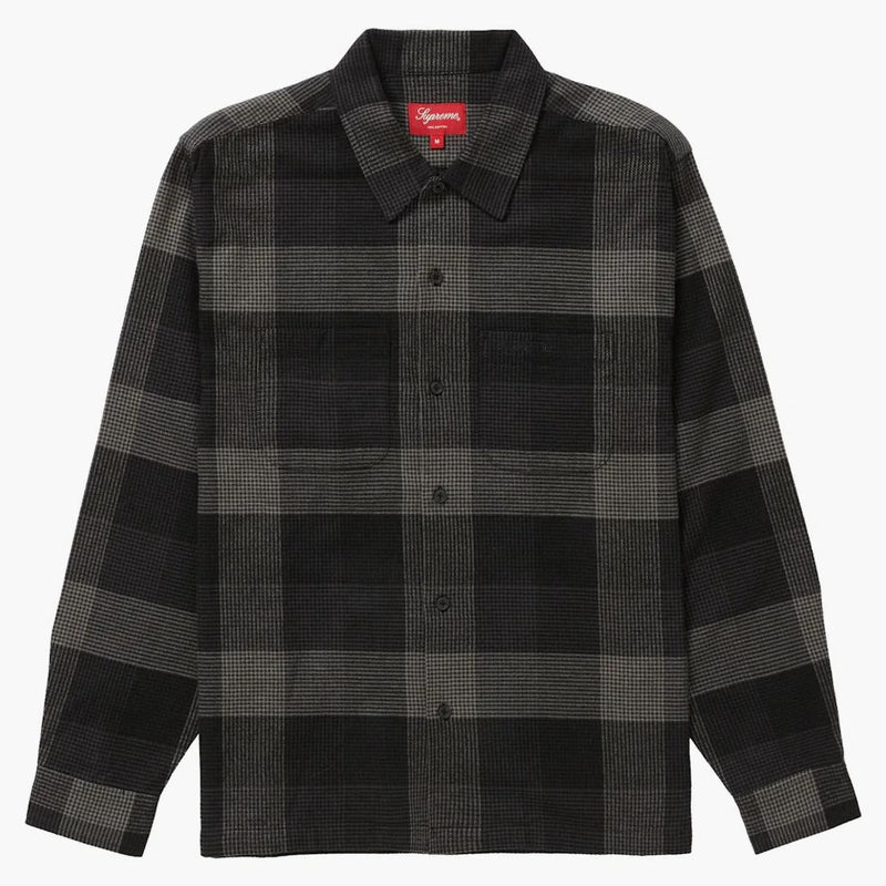 Supreme Plaid Flannel Shirt (fw21) Black
