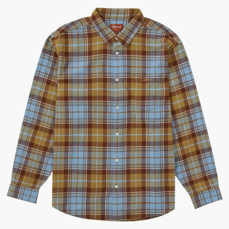 Cămașă supremă de flanel cu carouri (FW22) Rust