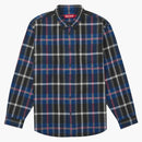 Supreme Plaid Flannel Shirt (FW23) Blue