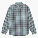 Camisa de franela de cuadros supreme (FW24) Azul