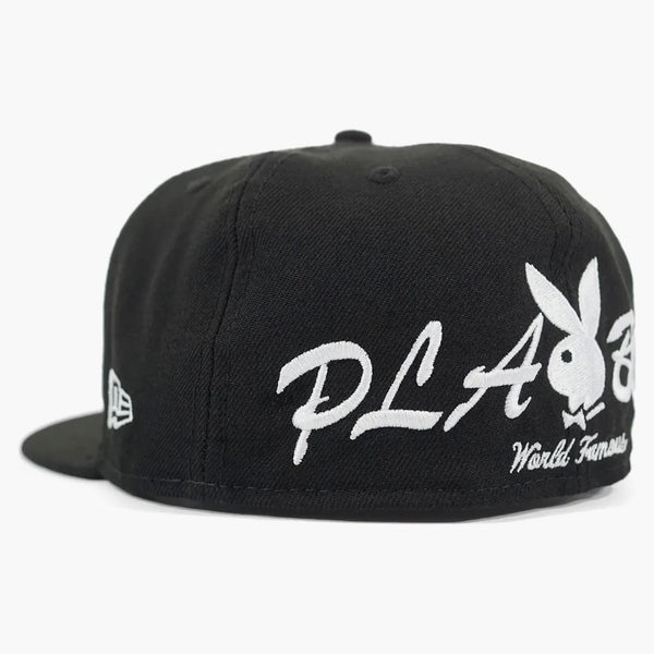 Supreme Playboy Box Logo New Era Cap Black