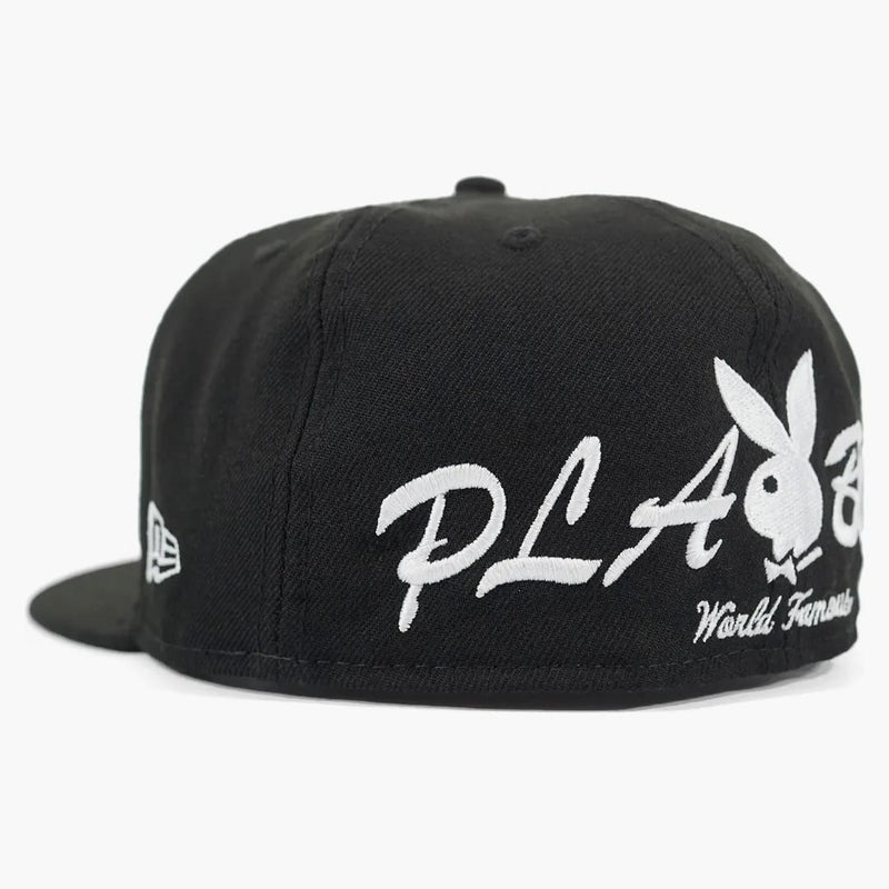 Supreme Playboy Box Logo New Era Cap Black