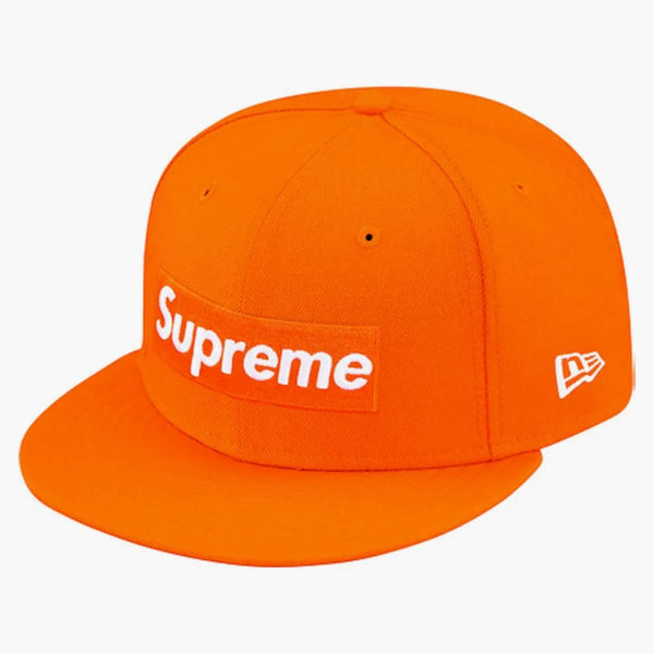 Supreme Playboy Box Logo New Era Cap Orange