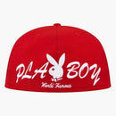 Supreme Playboy Box Logo New Era Cap Red