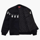 Supreme Playboy Crew Jacket Black