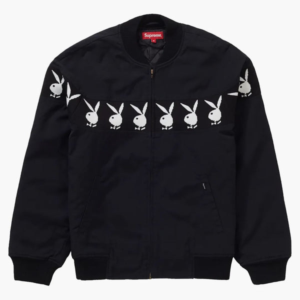 Supreme Playboy Crew Jacket Black