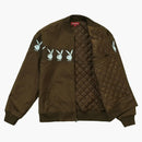 Supreme Playboy Crew Jacket Brown
