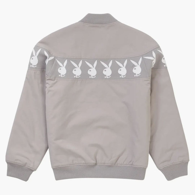 Supreme Playboy Crew Jacket Grey