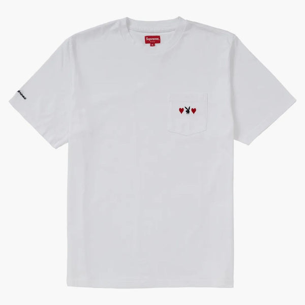 Suprem Playboy Pocket Tee White