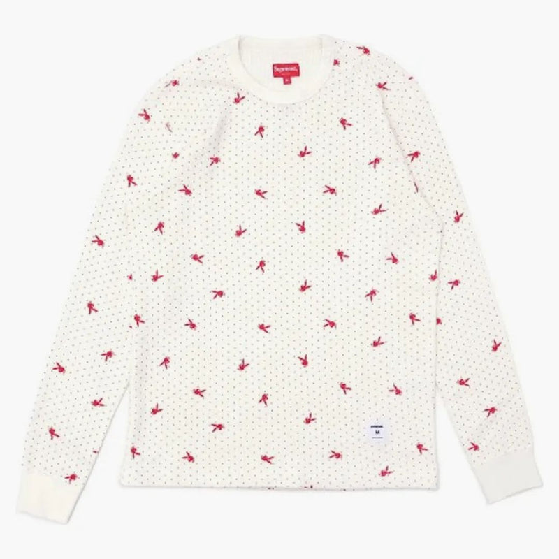 Supreme Playboy Waffle Thermal White