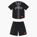 Supreme Polartec Baseball Jersey & Short Set Black