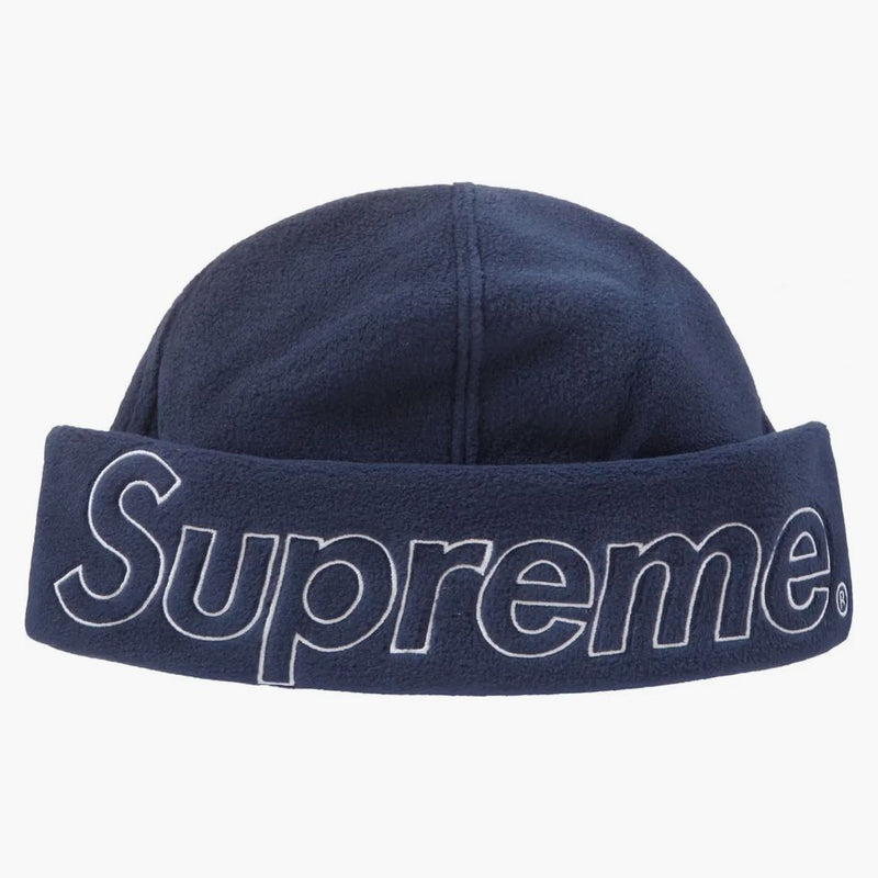 Supreme Polartec Beanie (FW23) Navy