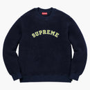Supreme Polartec Deep Pile Crewneck Navy