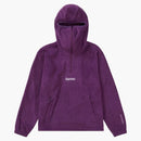 Supreme Polartec Facemask Half Zip Hooded Sweatshirt Dark Purple