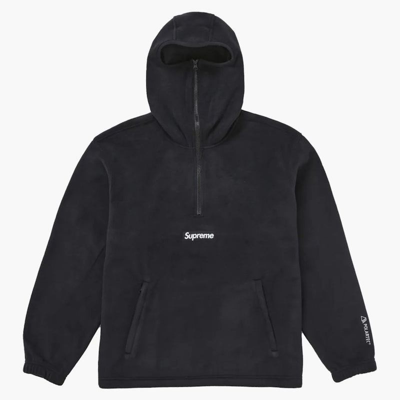 Supreme Polartec Facemask Half Zip Hooded Sweatshirt (FW24) Black