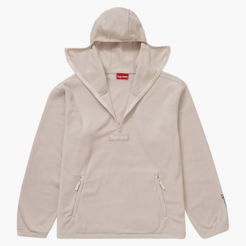 Supreme Polartec Facemask Half Zip pullover Stone