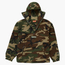 Najwyższy Polartec FaCemask Pół zip pullover las camo