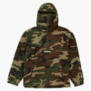 Najwyższy Polartec FaCemask Pół zip pullover las camo