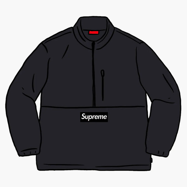 Supreme Polartec Half Zip Pullover (fw20) Black