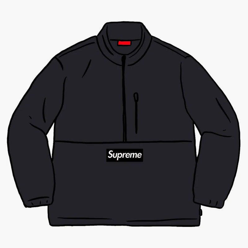 Supreme Polartec Half Zip Pullover (fw20) Black