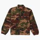 Supreme Polartec Half Zip Pullover Woodland Camo