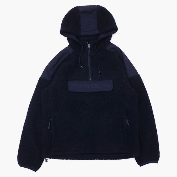 Nejvyšší polartec kapuce Half Zip Pullover Navy