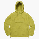 Supreme Polartec Hooded Half Zip pullover Sulphur