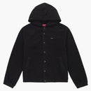 Giacca raglan con cappuccio suprema polartec nera