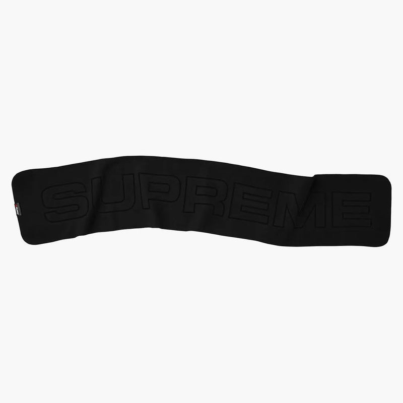 Supreme Polartec Logo Scarf Black