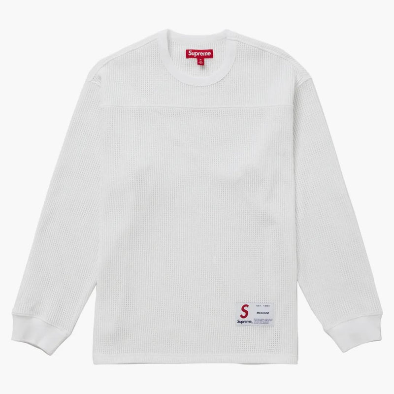 Supreme Polartec Mesh l/s Football Top White