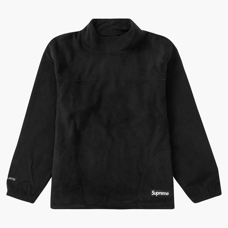 Supreme Polartec Mock Neck tröja svart