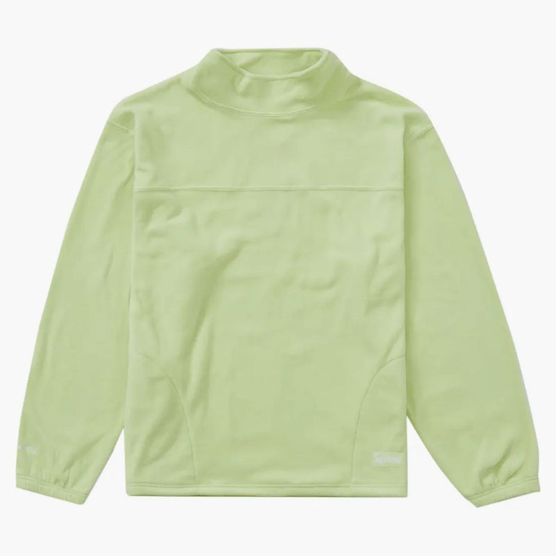 Supreme Polartec Mock Neck Sweater Lime