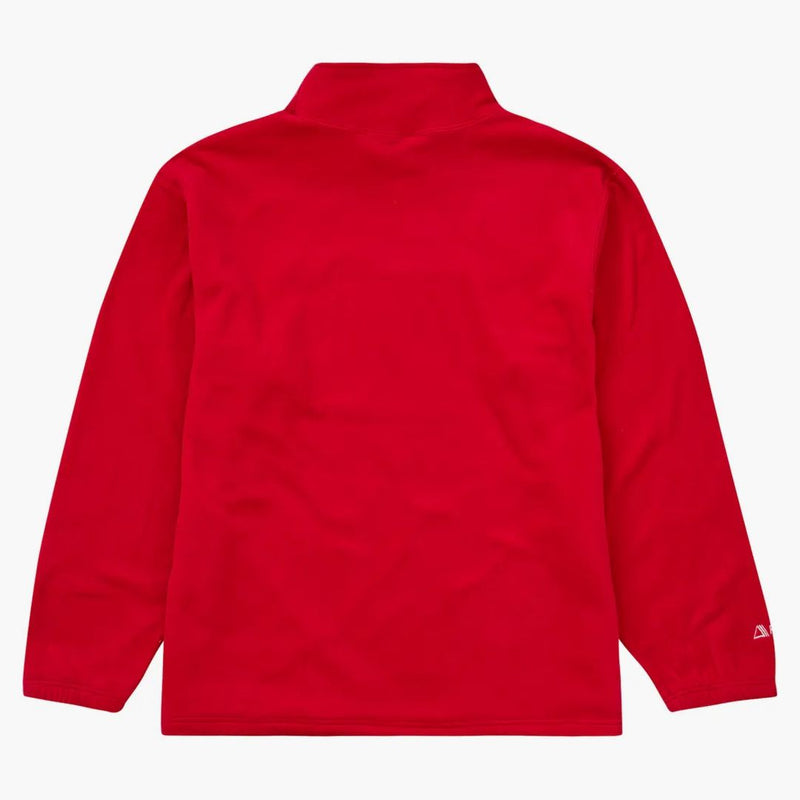 Supreme Polartec Mock Neck Pullover Red