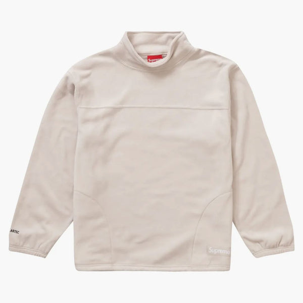 Supreme Polartec Mock Neck Sweater Stone