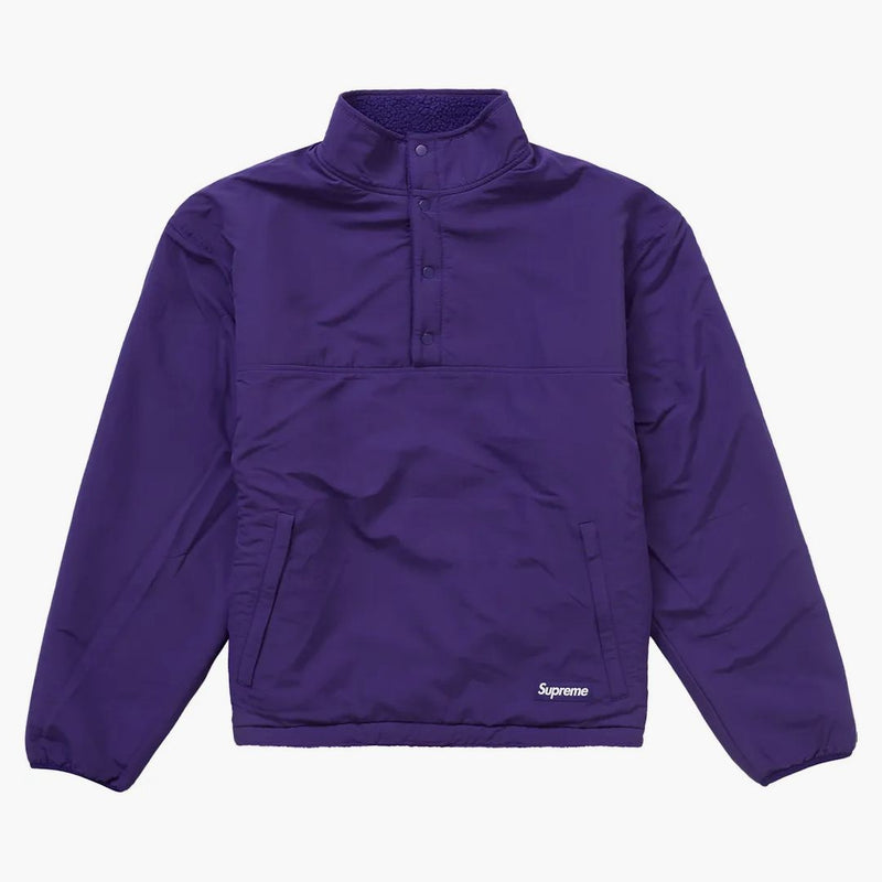 Supreme Polartec Shearling Reverzibilní svetr (FW24) fialový