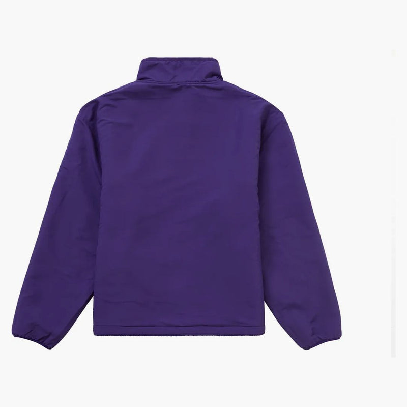 Supreme Polartec Shearling Reverzibilní svetr (FW24) fialový