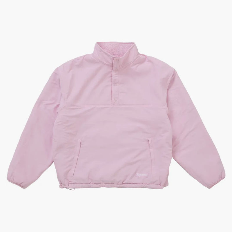 Supreme Polartec Shearling Reversible Pullover (fw25) Pink