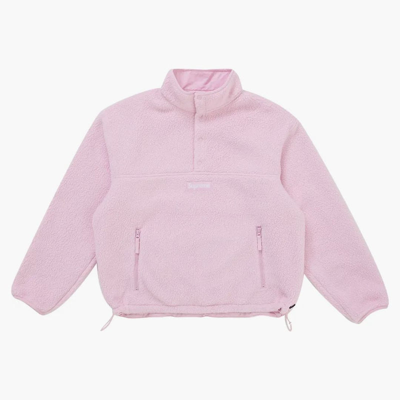 Supreme Polartec Shearling Reversible Pullover (fw25) Pink