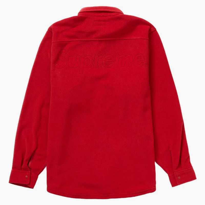 Supreme Polartec Shirt (FW23) Red