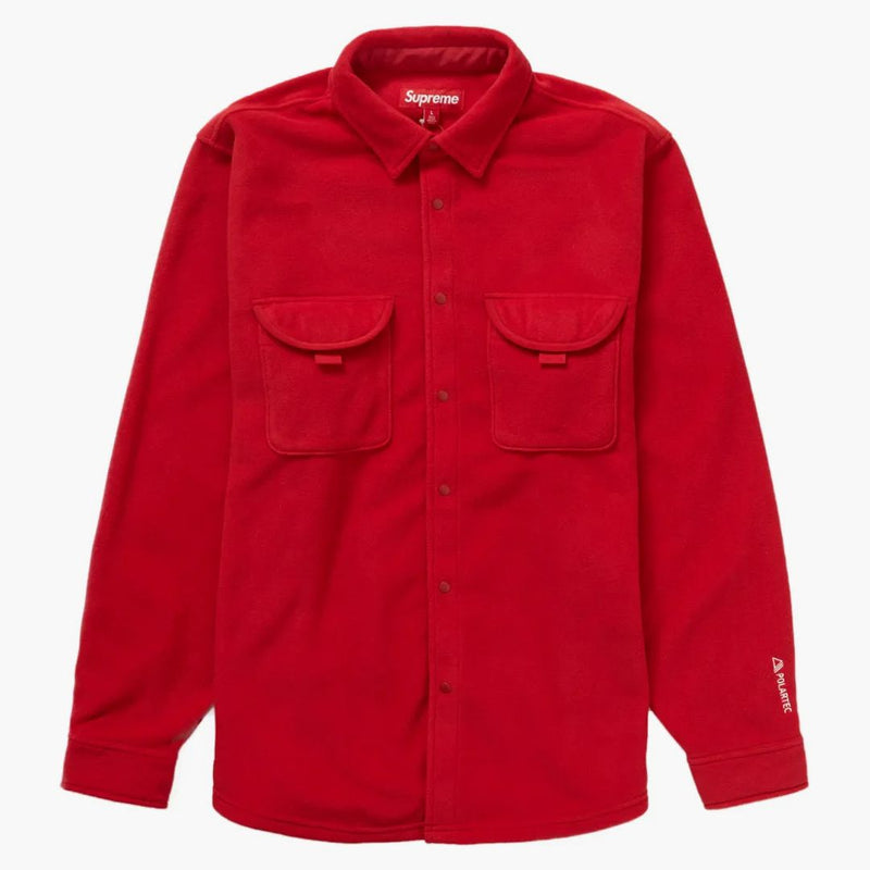 Supreme Polartec Shirt (FW23) Red
