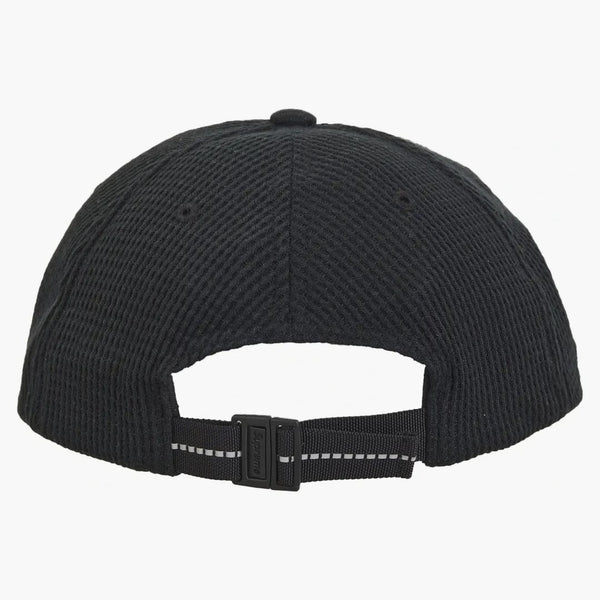 Supreme Polartec Waffle Small Box 6 Panel Black