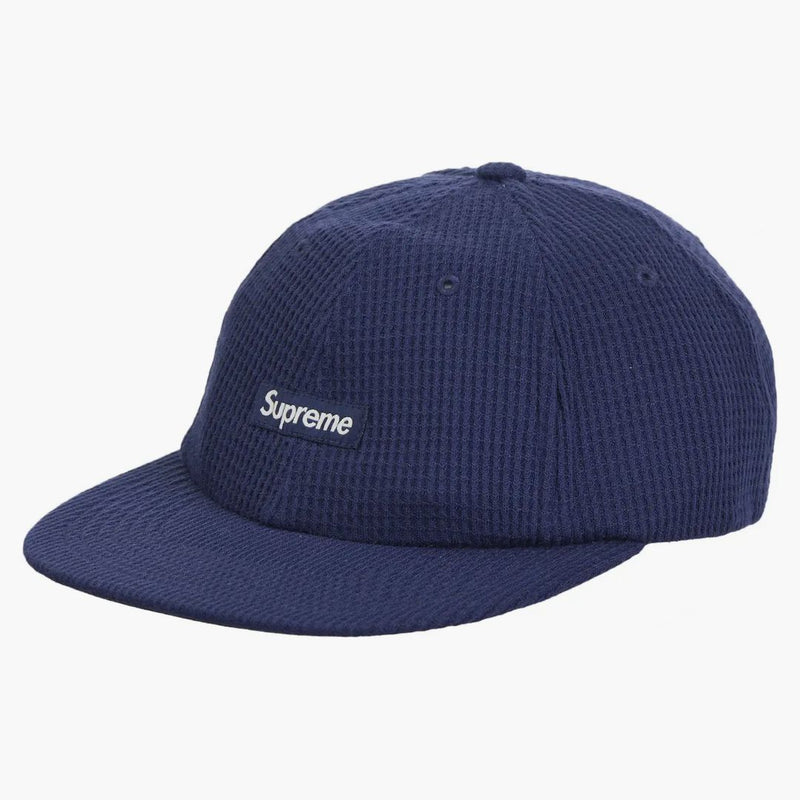 Supreme Polartec Waffle Liten Box 6 Panel Navy