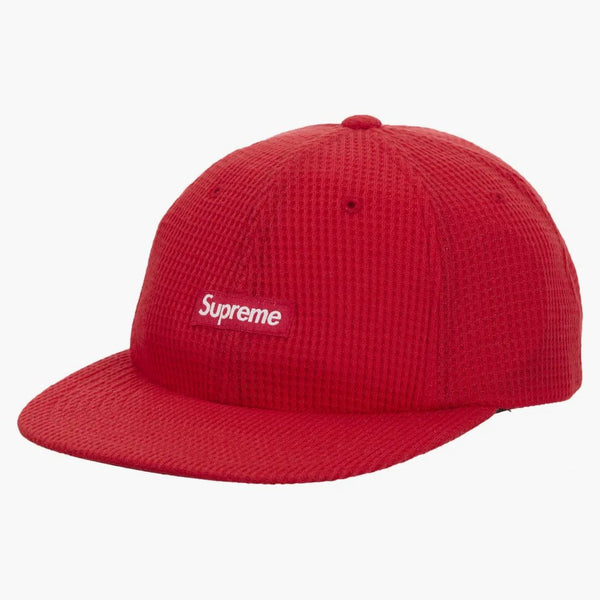 Supreme Polartec Waffle Small Box 6 Panel Red
